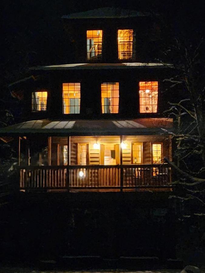פלמר The Eagle'S Nest Treehouse Cabin מראה חיצוני תמונה