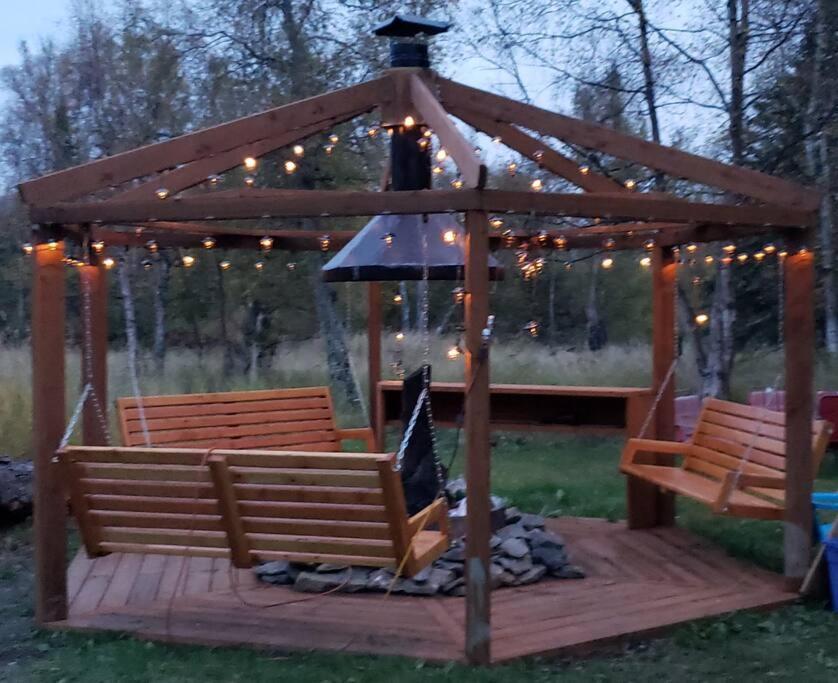 פלמר The Eagle'S Nest Treehouse Cabin מראה חיצוני תמונה